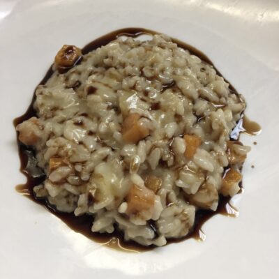 Risotto with squash and aged balsamic