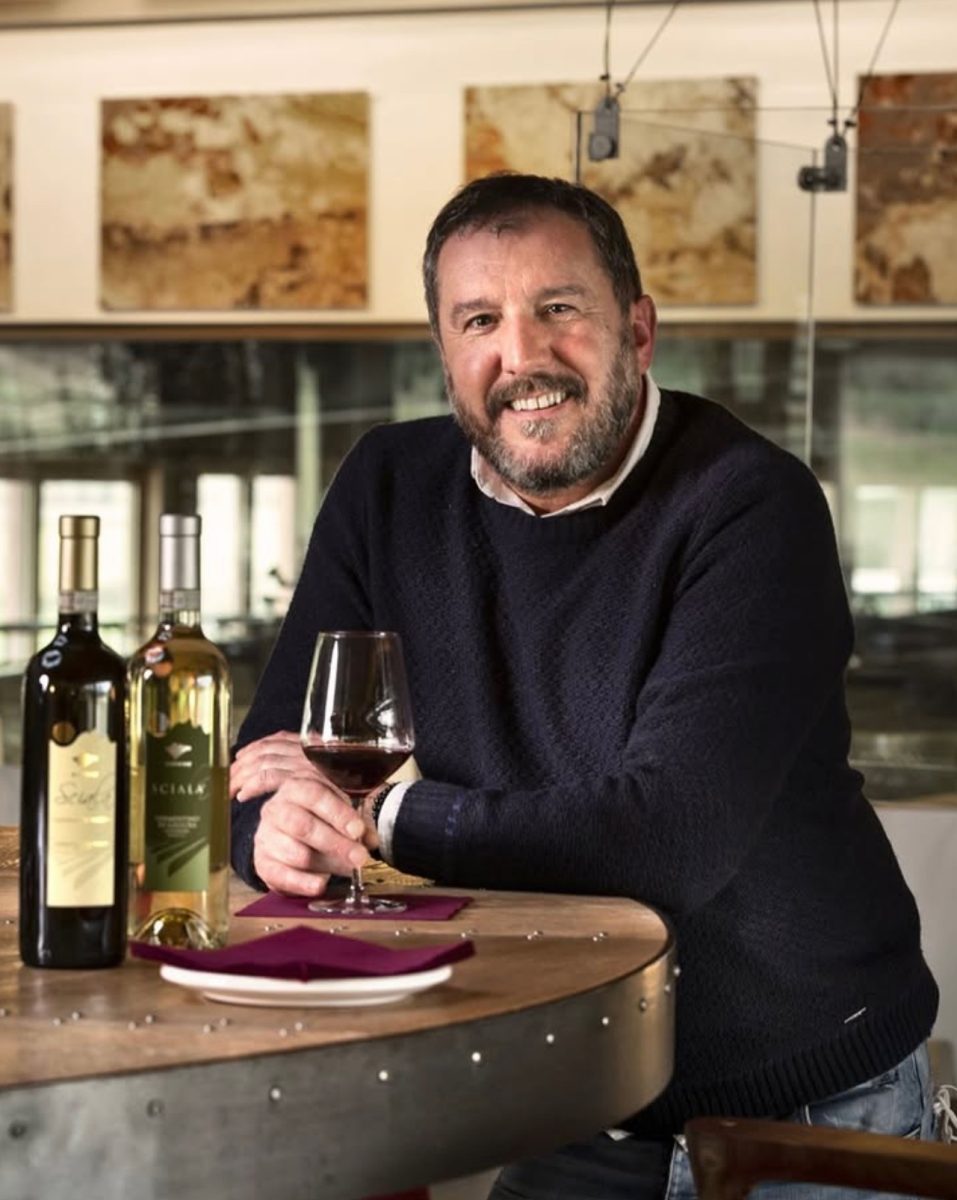 Our host for the dinner, Giando Zeddo